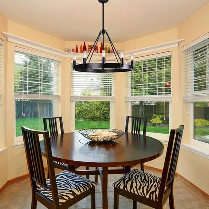 Industrial Vintage Black Chandelier For Kitchen Bedroom Living Room Indoor  Lighting Retro Wrought Iron Antique Pendant Lights
