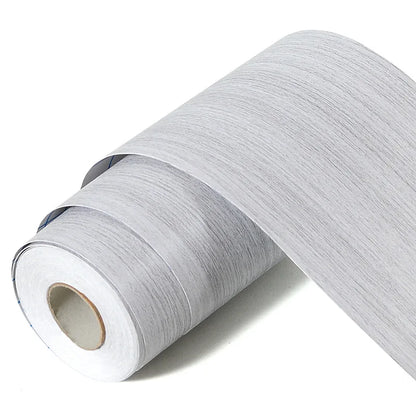 5M Skirting Line Wall Sticker Imitation Wood Pattern Self-adhesive PVC Sticker Living Room Corner Decals