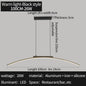 Pendant Light Nordic Chandelier Interior Décor Strip Curved Bridge LED Hanging Lamp Bedroom Living Room Home Lighting Fixtures