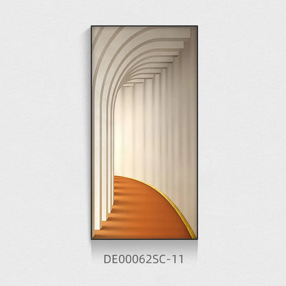 Modern Light Luxury Entrance Corridor Building Extension Decorative Painting Architecture Posters Prints Porch Wall Decoration
