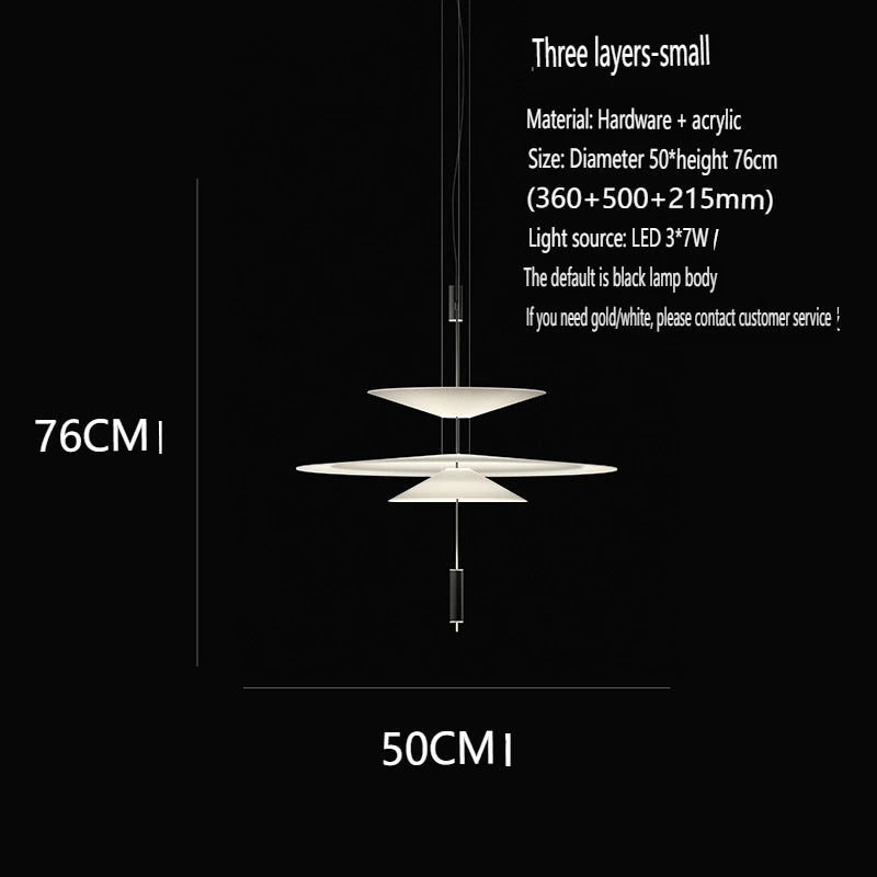Modern Flying Saucer LED Pendant Lights Personality Home Decor Hanging Lamp Dining Table Bar Living Room Artistic UFO Chandelier