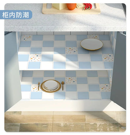 Kitchen Stove Oil-proof Sticker Waterproof High Temperature Resistant Wallpapers Kitchen Decoration Self Adhesive Contact Paper