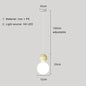 Nordic Pendant Light Modern LED Hanging Lamp Cream Style Indoor Lighting Room Decor Bedroom Living Room Bedside Light Fixture