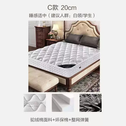 High Quality Twin Mattress Hard Double Bedroom Latex Twin Mattress Natural Sleep Spring Colchon Matrimonial Home Decoration