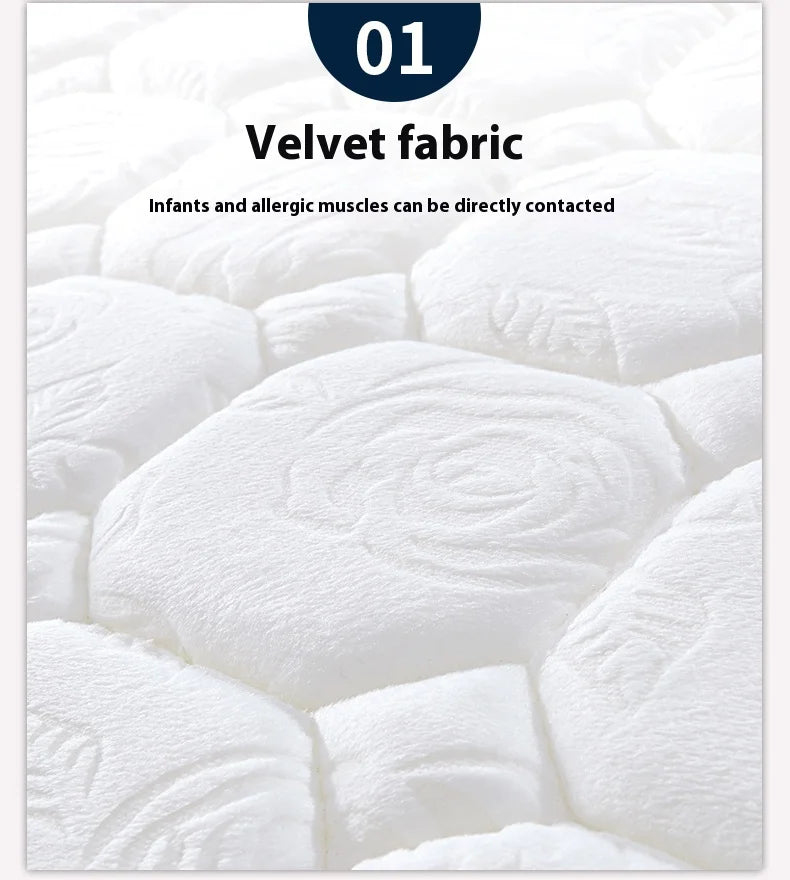 Double Spring Round Mattresses Folding Hard Foldable Queen Round Mattress King Size Sleeping Colchon Plegable Bedroom Furniture