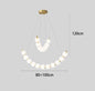 Modern home decor led lights pendant light lamps forstaircase Chandeliers for living room hanging light indoor lighting