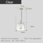 Glass LED Pendant Light for Kitchen, Restaurant, Hanging Lamp, Modern Bedroom, Bedside Shop Decoration, Ceiling Chandeliers, Lustres Decor