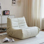 Fireside Chair for Adult Armless Floor Sofa Soft Comfy Lounge Chair Foam Sofa Accent Chair for Living Room Bedroom Bean Bag Sofa