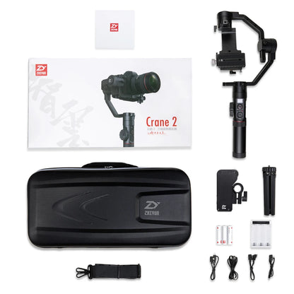 ZHIYUN Crane 2 3-Axis Camera Stabilizer DSLR Camera Stabilizer for Canon Follow Focus Gimbal for Zhiyun Smooth 4 Gimbal