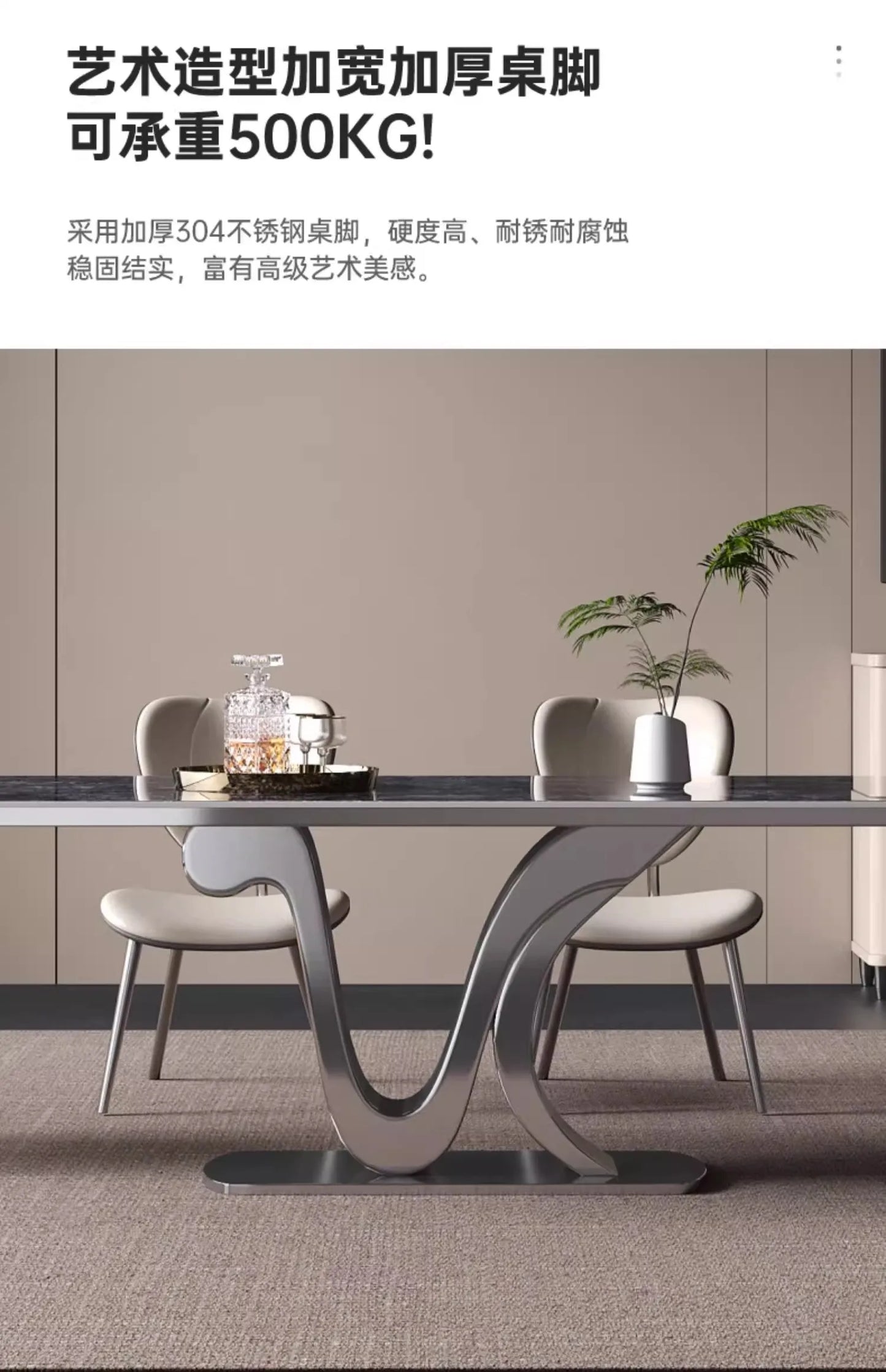 Kitchen Luxury Dining Table Modern Study Large Industrial Bar Living Room Home Furniture Mesas De Comedor Extended Garden JGY