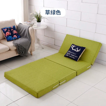 Compact Memory Foam Folding Mattress Office Nap Bed Compact Tatami Yoga Mat Foldable Sponge Mattress Portable Single Bed for Eas