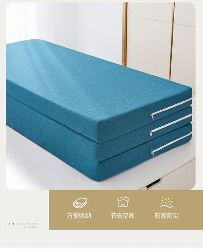 Folding Mattress Queen Size Memory Foam Mattress Japanese Tatami Sponge Mattress Multifunctional Removable Washable Mattress Pad
