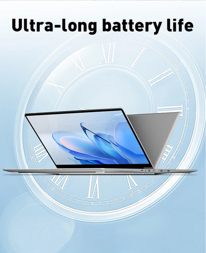 LENO 14.1"Ultra Slim Laptop 16GB RAM 2TB SSD Windows 11 Intel N3700 Notebook Gamer 1920*1080  Display Office Study Computer PC