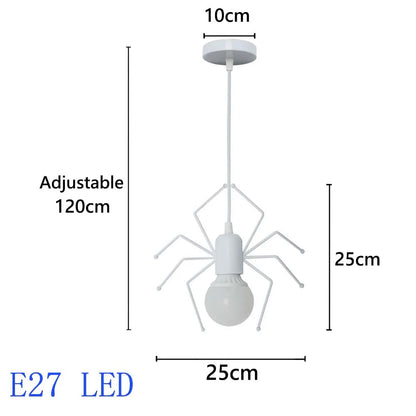 Pendant Lights Nordic Little Iron Man Hanging Lamp Retro Loft Lighting for Children's Room Kitchen Restaurant Coffee Bar Home