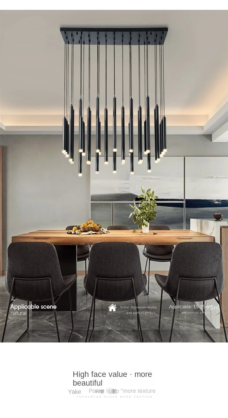 Modern Minimalist Led Dining Room Chandelier Nordic Luxury Living Room Lights Kitchen Island Dining Table Decorative Lamps