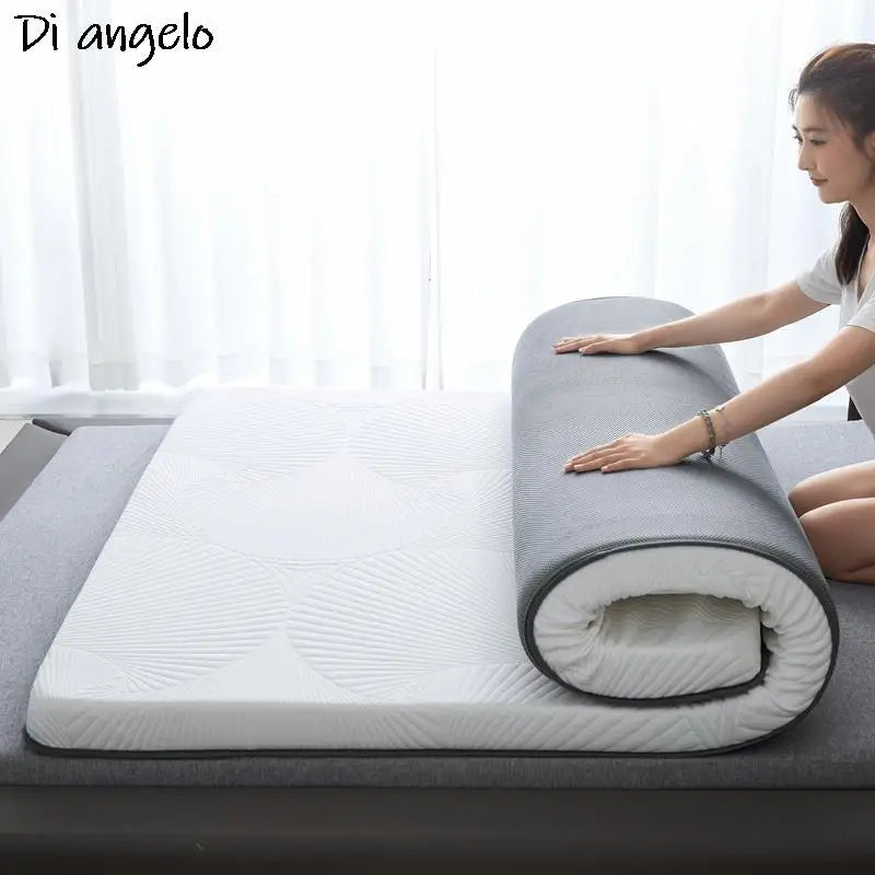 Elastic Stereoscopic Latex Mattress, Cushion, Home, Double, Foldable, Comfortable, Tatami Mat, Sleeping Pad, Soft Mattress, # SW