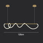 Post-Modern Restaurant Notes Long Hose Lamp Creative Bar Cafe Shop Art Front Desk Designer Chandeliers