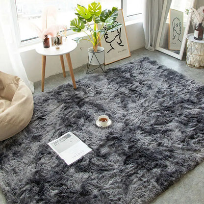 Pink Kids Carpet For Girls Bedroom Decoration Nordic large Living Room's Rugs Fluffy Hall Carpets Soft Plush Nursery Play Mats