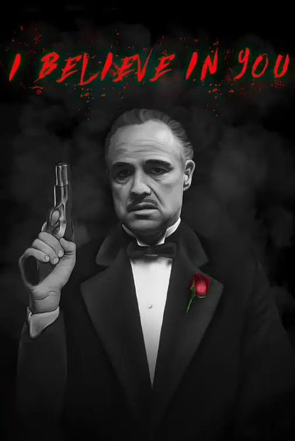Gangster Bosses Legends Art Posters Scarface Escobar Godfather Wall Decor Motivational Canvas Prints Mafia Portrait Painting