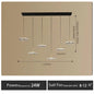 LED Restaurant Chandelier Hanging Pendant Light for Company Hotel Front Desk Lighting Spotlight Lotus Leaf Dining Table Fixtures