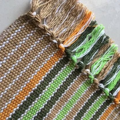 WINLIFE Cotton Blending Fiber Carpets Decorative Area Rugs For Living Room/Bedroom Entrance Doormat Bedside Rugs Washable Mats