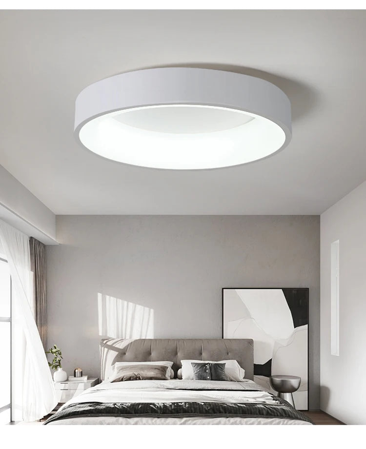 White Grey Modern led Ceiling Lights For Living Room Bedroom Dining Room dimmable Lamp indoor round sqaure Fixtures Lustres