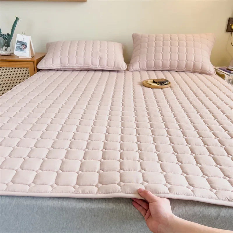 Green Tea Mattress Topper Cooling Pad Ultra-Soft and Breathable Bed Mattress Cover with Deep Pocket Foldable Tatami Floor 매트리스