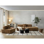 135"Curved Sectional Sofa,Modern Boucle Fabric Upholstered Modular Couch Oversized 6-Seat Sofa for Living Room,Bedroom,Apartment