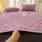 Milk Velvet Mattress Thicken Warm Winter Mattress Foldable Plush Bed Mattresses Twin King Queen Full Size Mattresses Bedding