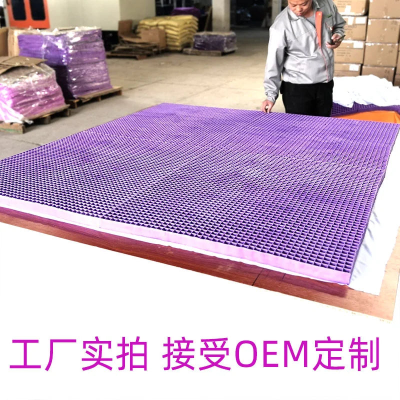 King Size Back Support TPE Gel Matrix Grid Mattress Comfort Mattress Pads & Toppers