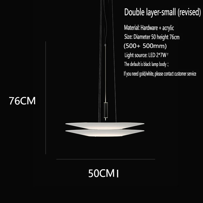 Modern Flying Saucer LED Pendant Lights Personality Home Decor Hanging Lamp Dining Table Bar Living Room Artistic UFO Chandelier