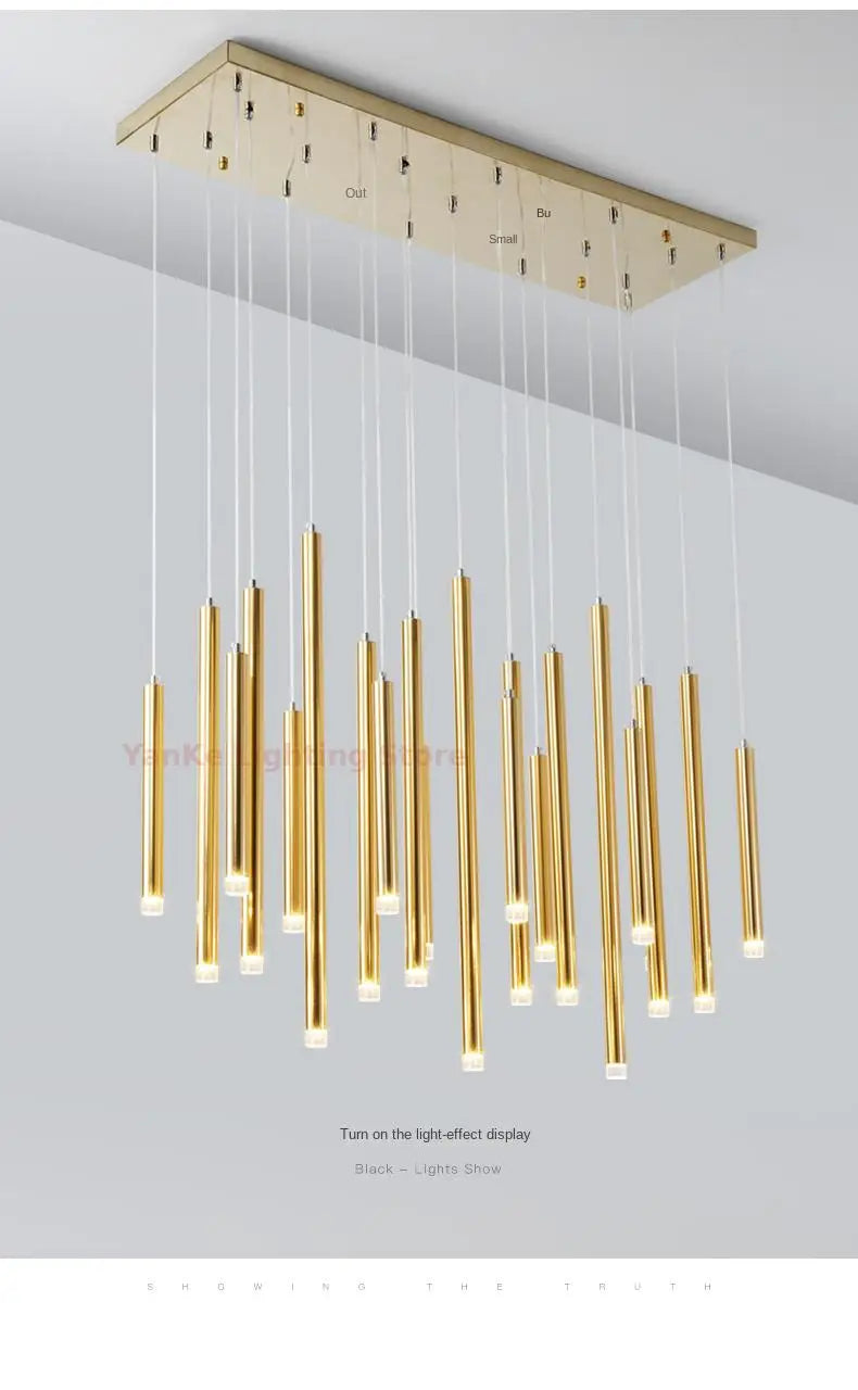 Modern Minimalist Led Dining Room Chandelier Nordic Luxury Living Room Lights Kitchen Island Dining Table Decorative Lamps