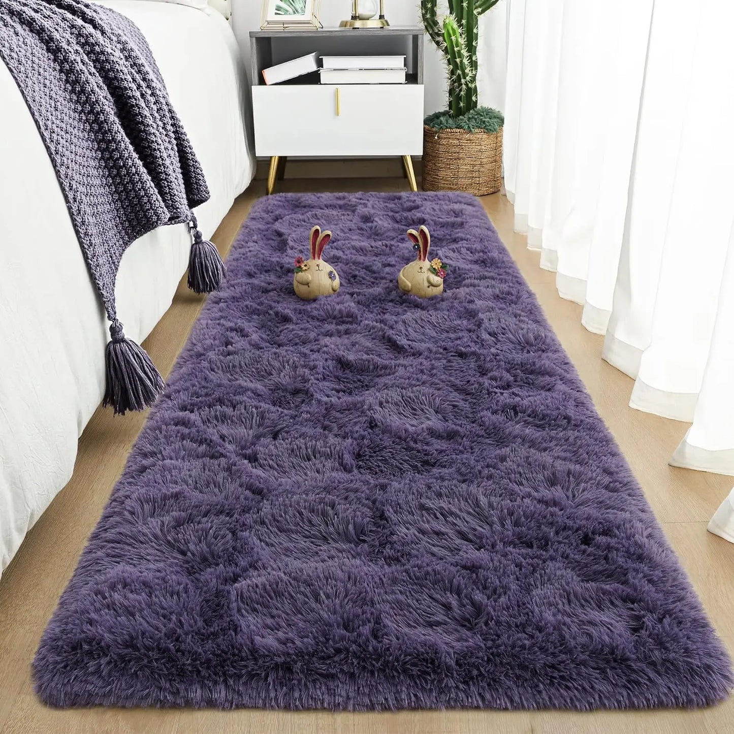 Soft Carpet for Living Room Fluffy Hall Sofa Area Rug Carpets Room Decor Plush Rugs for Children Bedroom Play Floor Mats