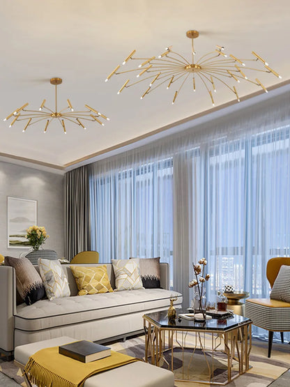 Living room lamp, new light luxury bedroom chandelier Nordic lamps modern minimalist atmosphere For home dining room Lights