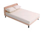 1:12 Dollhouse Miniature Furniture Modern Bedroom Bed /W Pillows Fabric Bed OB11 Toy