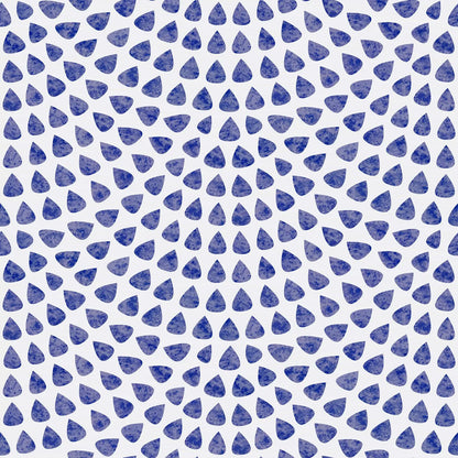 Blue drop-shaped Wallpaper ,Blue  Fish Scale Wall Paper Mural,Peel and Stick  Wall Papers  Roll  On White Background