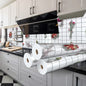 Kitchen Stove Oil-proof Sticker Waterproof High Temperature Resistant Wallpapers Kitchen Decoration Self Adhesive Contact Paper