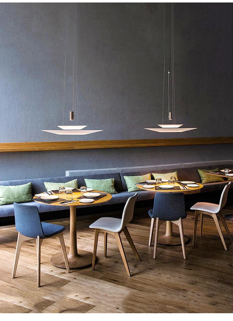 Modern Flying Saucer LED Pendant Lights Personality Home Decor Hanging Lamp Dining Table Bar Living Room Artistic UFO Chandelier
