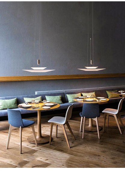 Modern Flying Saucer LED Pendant Lights Personality Home Decor Hanging Lamp Dining Table Bar Living Room Artistic UFO Chandelier