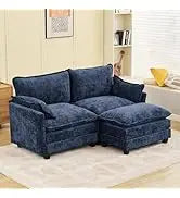 Cars Sofa for Living Room Set 3 Piece Modern Decor Loveseat Set with Arms and Nailhead,Includes Couch and A
