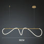 Post-Modern Restaurant Notes Long Hose Lamp Creative Bar Cafe Shop Art Front Desk Designer Chandeliers