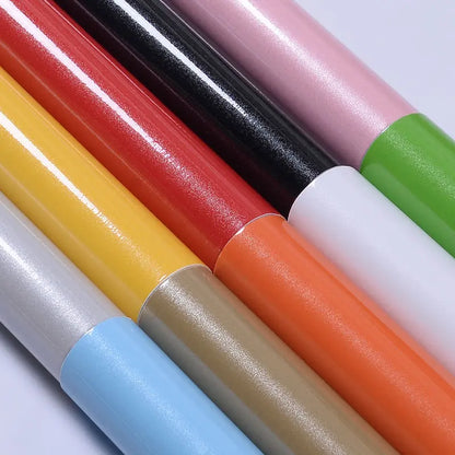 PVC Waterproof Oil-Proof Wallpaper White Self-Adhesive Kitchen Cabinet Table Top Old Furniture Renovation Color Change Stickers