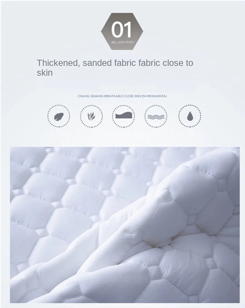 Anti-Skid Thin Cotton Mattress Cushion Protective Pad Hotel Bed Cotton-Padded Mattress Summer Cold Cold Mattress Dormitory Mat