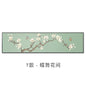 New Chinese Zen Flower and Bird Bedhead Painting Living Room Decoration Painting Sofa Background Wall Mural Painting Home Decor