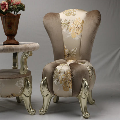European-Style Leisure Chair Coffee Table Three-Piece Living Room Sofa Couch Balcony Table and Chair Living Room