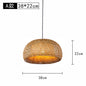 Bamboo Lantern Bamboo Woven Chandelier Chinese Restaurant Tea Room Chandelier Japanese Restaurant Straw Hat Rattan Woven Chandel