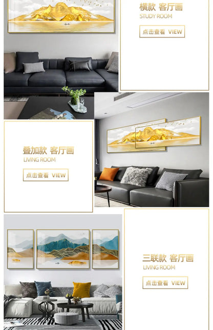 Modern Feather Wall Decor Deer Living Room Luxury Wall Accents Coffee Bar Art Home Mural Elegant Room Ornaments wall clock