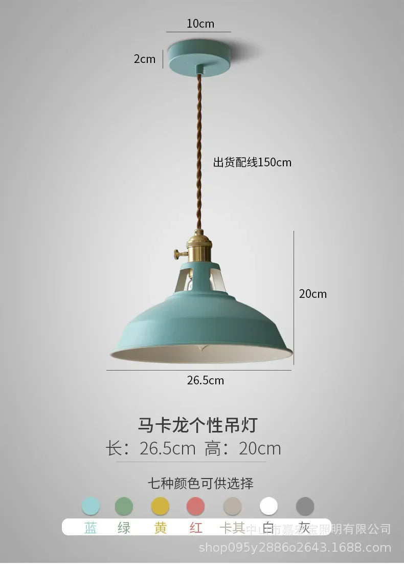 Bedside Small Chandelier Modern Minimalist Nordic Creative Personality Restaurant Bedroom Macaron Aisle Balcony Bar Chandelier