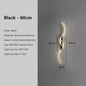 LED Wall Lamp 60/80/100CM Smart Remote Control Adjustable Color Temperature Brightness Bedroom Bedside Living Room Wall Sconces