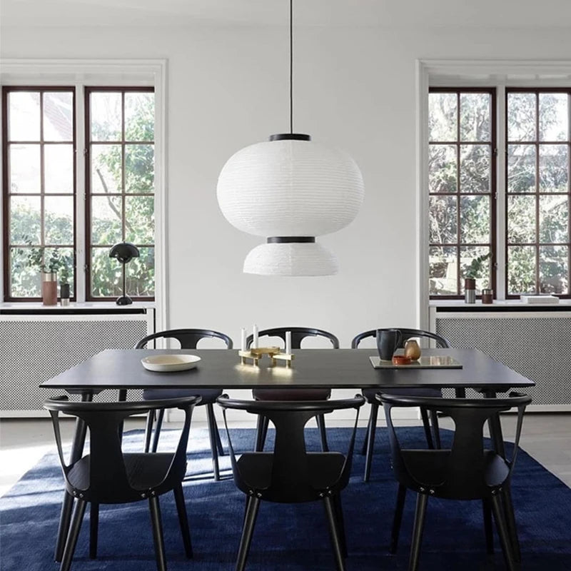 formakami light Japanese rice paper lamp vintage design wabi sabi lamp for zen room luminaire suspension dining room lighting ﻿